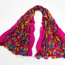 Elegant ladies 100% Polyester scarf printed scarf Shawl